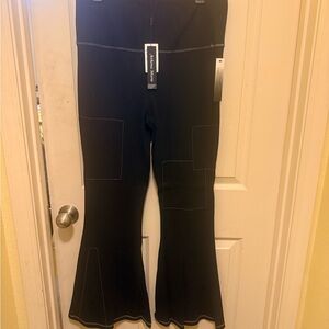 Black Boot Cut Flare Pants